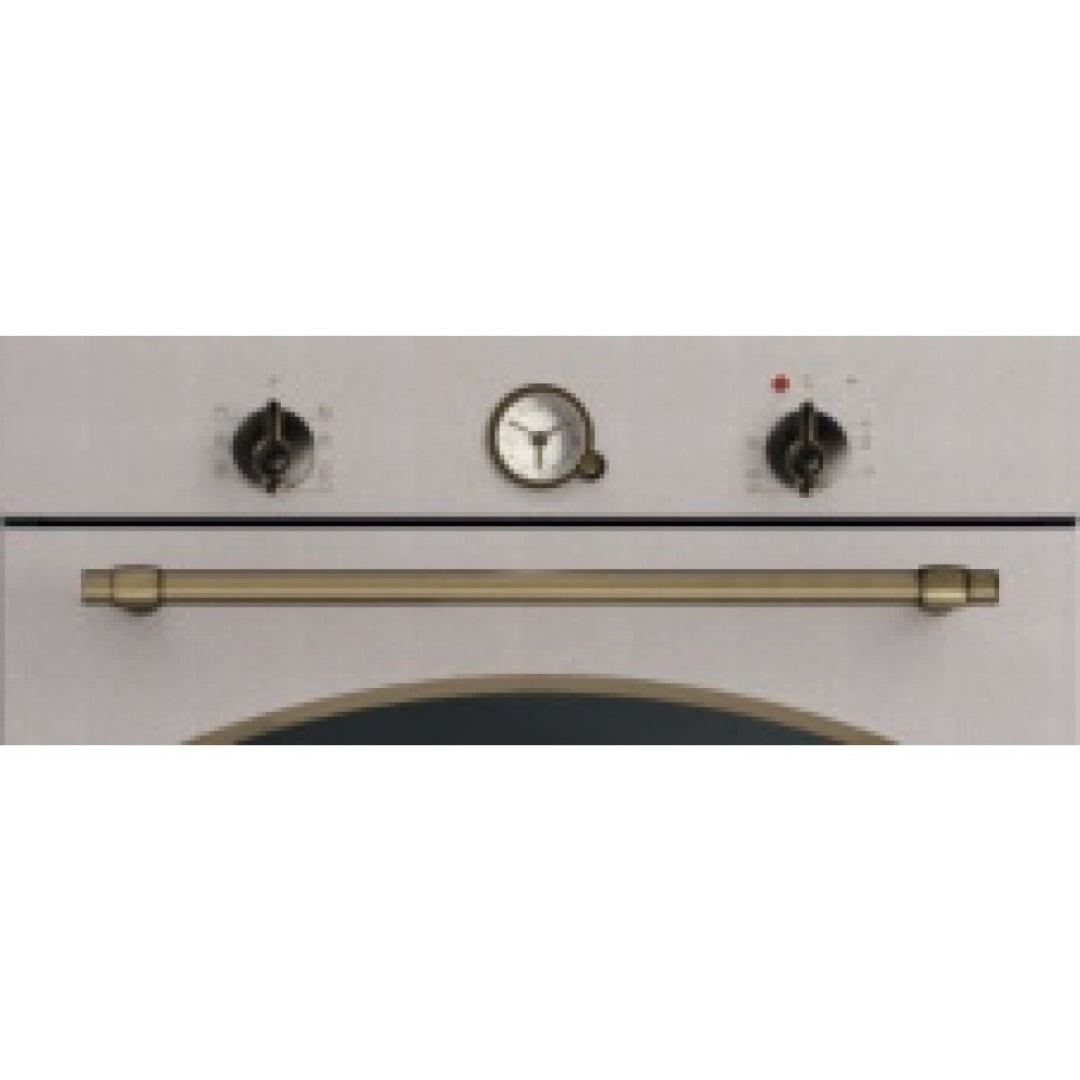ELLECI COUNTRY FGCO60151NS Forno da Incasso Elettrico Multifunzione Ventilato con Grill Avena Classe A cm. 60 x 60