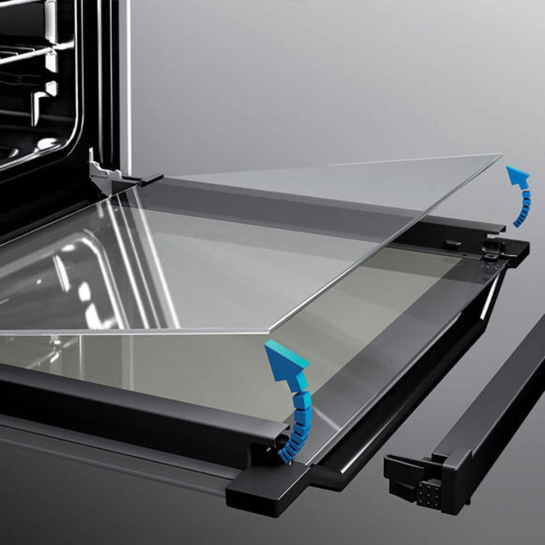 INDESIT IOK58HSB Forno da Incasso Multifunzione Elettrico Nero Classe A+ Cottura a Vapore Pulizia Steam&Clean