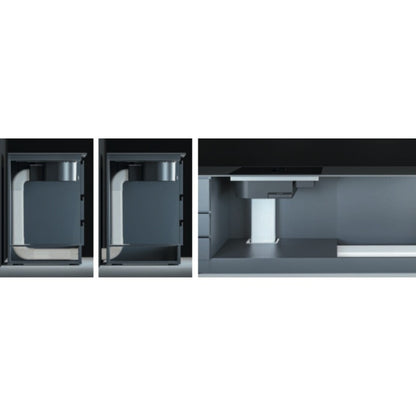 SILVERLINE 7170.8.733.02 Piano Cottura Induzione Cappa Integrata 4 Zone Cottura cm. 85 x 52