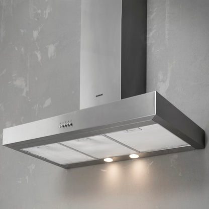 SILVERLINE 3170.6.733.02 Cappa a Parete 3 Velocità Inox cm 60 x 50 x 103