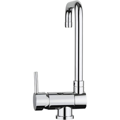 PAINI SAMOS 78CR582PA Rubinetto Cucina Sottofinestra Cromato Canna Alta Girevole