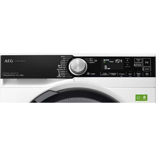 AEG AbsoluteCare XTR9HBGA9YA Pro 9000X Asciugatrice 9 Kg Pompa di Calore WiFi Tecnologia 3DScan Classe A Motore Inverter