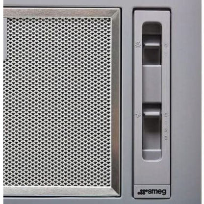SMEG KSG52E Cappa Aspirante Integrata 3 Velocità Grigia 232 m³/h Luce LED cm. 60