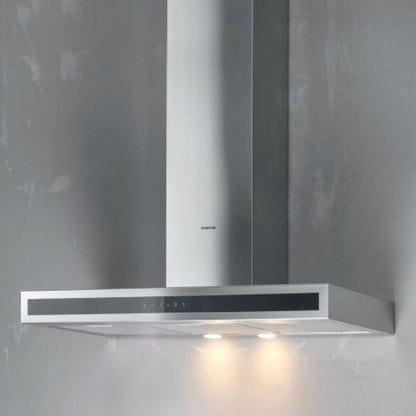 SILVERLINE 3173.9.733.03 Cappa a Parete Inox e Vetro 3 Velocità Classe A cm. 90 x 50