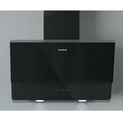SILVELRINE OSLO 3490.9.733.01 Cappa a Parete Vetro Nera 3 Velocità cm. 89,6 x 113 x 39
