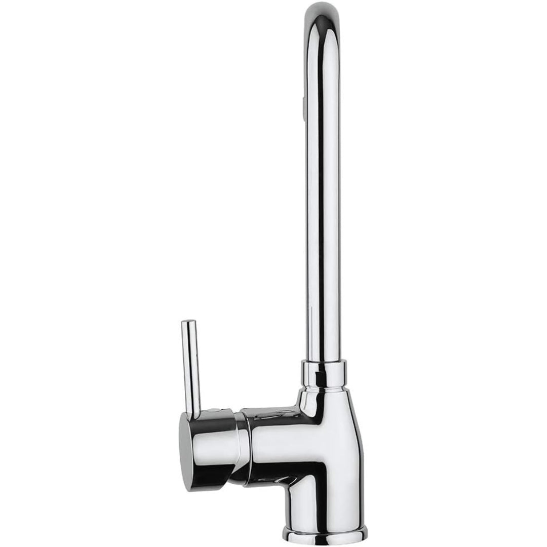 PAINI DELO 78CR572DB90PA Rubinetto Miscelatore Cucina Girevole Canna a "U" Cromo