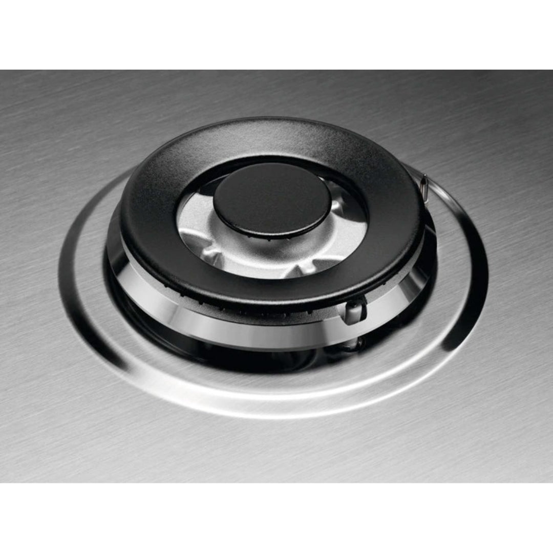 AEG SLIM HGB75420SM Piano Cottura 5 Fuochi Gas Tripla Corona Centrale Inox cm. 75 x 51
