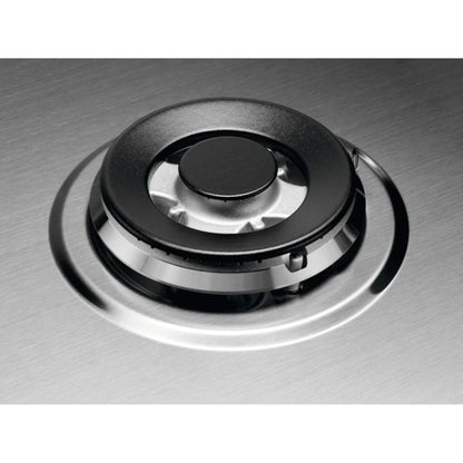 AEG SLIM HGB75420SM Piano Cottura 5 Fuochi Gas Tripla Corona Centrale Inox cm. 75 x 51