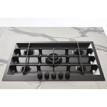 Foster KE 7601632 Piano Cottura 5 Fuochi Gas Inox Pvd Gun Metal cm. 80x51