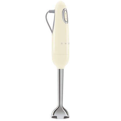 SMEG PED HBF03CREU Frullatore a Immersione con Frusta Tritatutto Misurino Crema 50's Style 700W