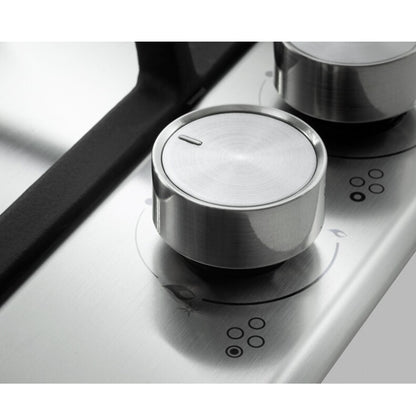 DE LONGHI NSL590DX Piano Cottura 5 Fuochi Griglie Ghisa Sopratop Inox cm. 90 x 51