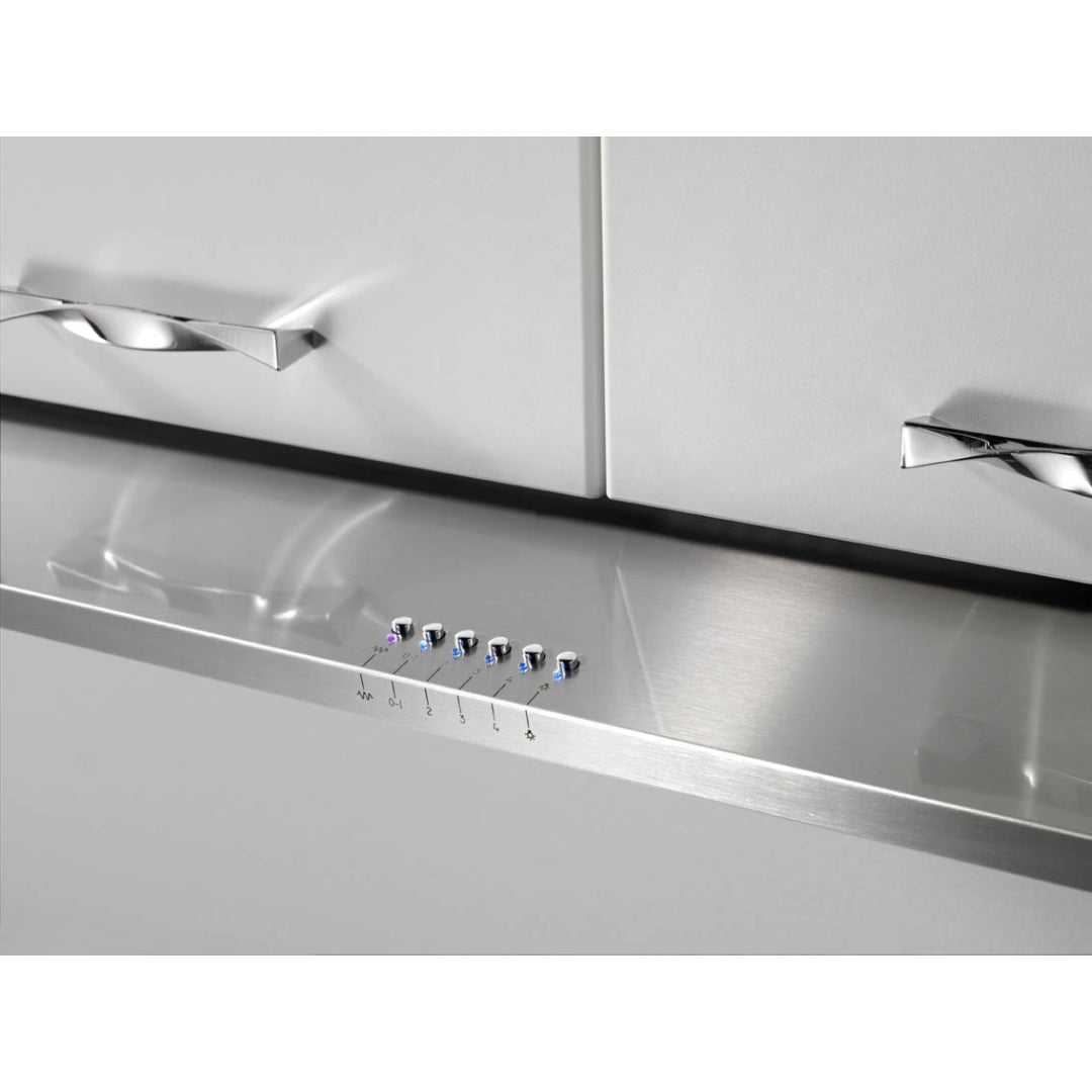 GALVAMET SLIVER 120 0ISLV120A865 Cappa da Incasso Inox Anti Condensa Aspirante/Filtrante Classe A cm. 120 x 30 x 34
