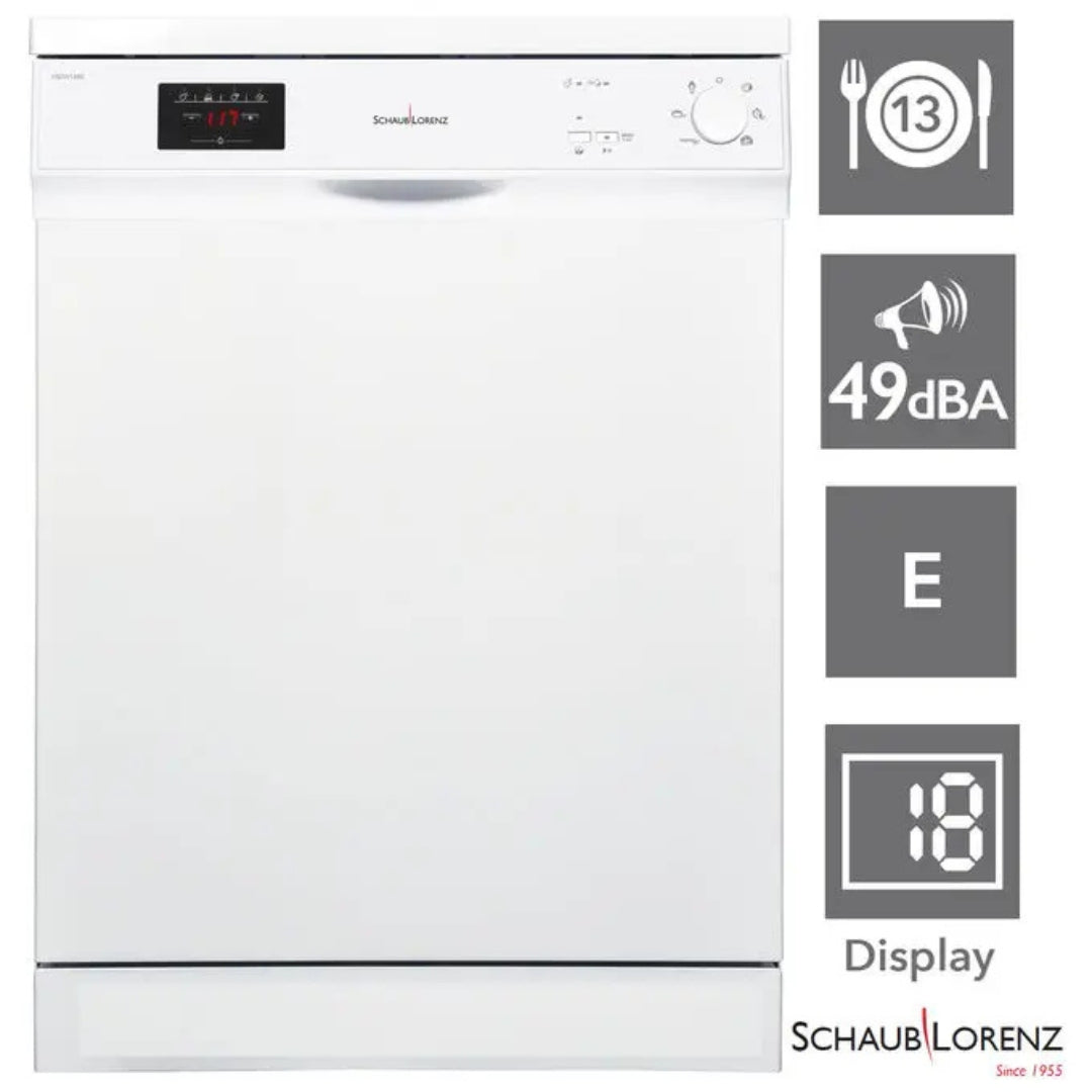 SCHAUB LORENZ SVDW1351 Lavastoviglie Incasso 13 Coperti Classe E 49 dB 5 Prgogrammi Sliding Doors cm. 60 x 86