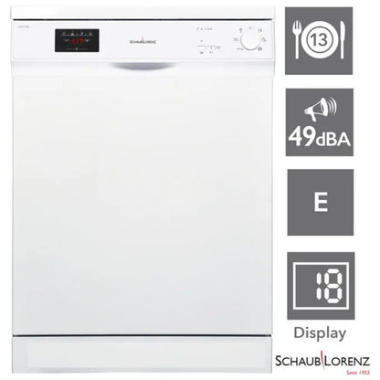 SCHAUB LORENZ SVDW1351 Lavastoviglie Incasso 13 Coperti Classe E 49 dB 5 Prgogrammi Sliding Doors cm. 60 x 86