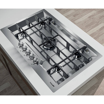 FOSTER KE 7602032 Piano Cottura Gas 4 Fuochi Tripla Corona Inox 4 cm. 79 x 50