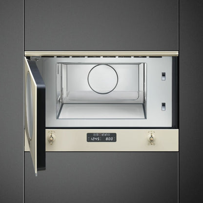 SMEG COLONIALE MP822PO Forno Microonde Incasso 6 Funzioni Display LCD cm. 60 x 35