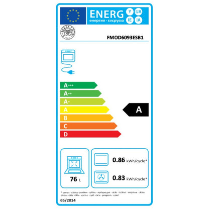 F.LLI BERTAZZONI MODERN FMOD6093ESB1 Forno Elettrico Ventilato Incasso Nero 76Lt. cm 60