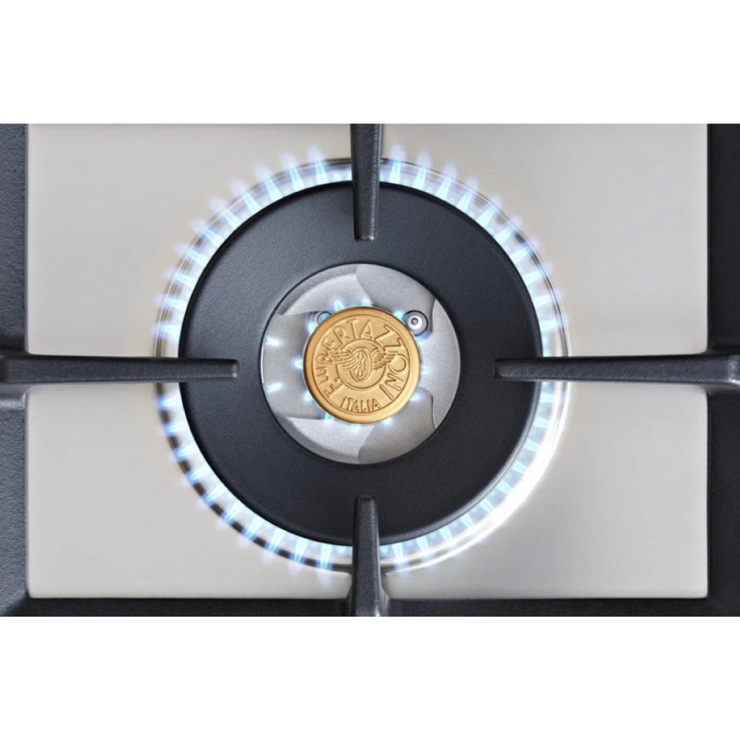 F.LLI BERTAZZONI PROFESSIONAL P905LPRONE Piano Cottura Gas 5 Fuochi Wok Nero Opaco cm. 90 x 52