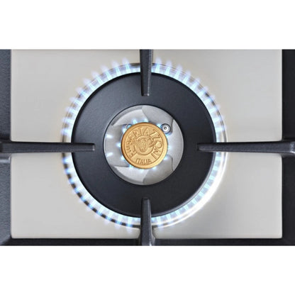 F.LLI BERTAZZONI PROFESSIONAL P905LPRONE Piano Cottura Gas 5 Fuochi Wok Nero Opaco cm. 90 x 52