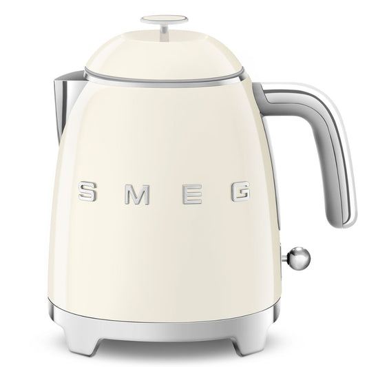 SMEG KLF05CREU Bollitore Elettrico 1400W 800 ml 50's Style Manico Ergonomico Panna