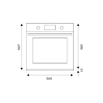 F.LLI BERTAZZONI HERITAGE F609HEREKTAX Forno Elettrico 9 Funzioni 76 Lt cm. 60 x 60