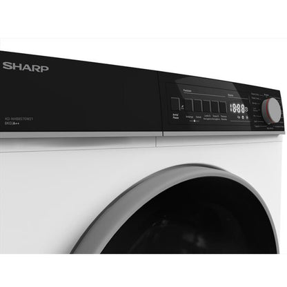 SHARP KD-NHB0S7GW21 Asciugatrice a Pompa di calore 8 kg Bianca Classe A++ 15 Programmi mm. 845 x 596 x 609