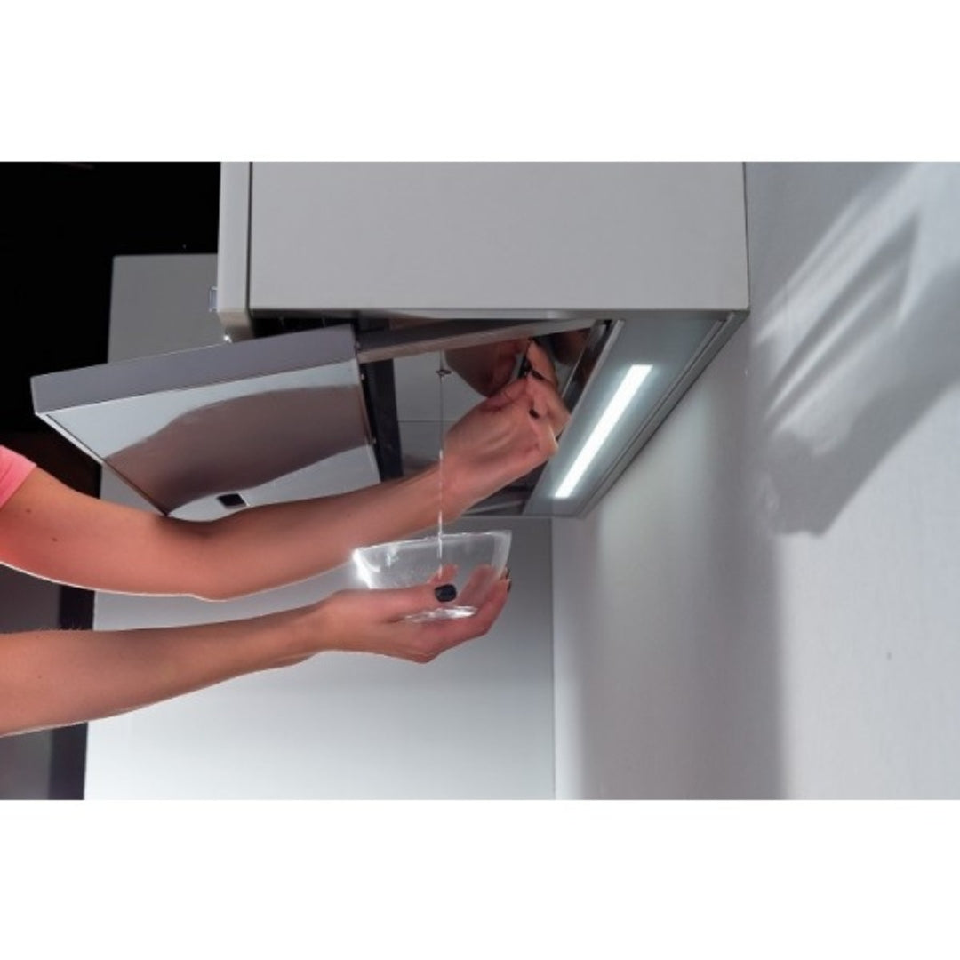 GALVAMET SLIVER 60 0ISLV060A865 Cappa Incasso Inox Anti Condensa Aspirante Classe A cm. 60 x 30 x 34
