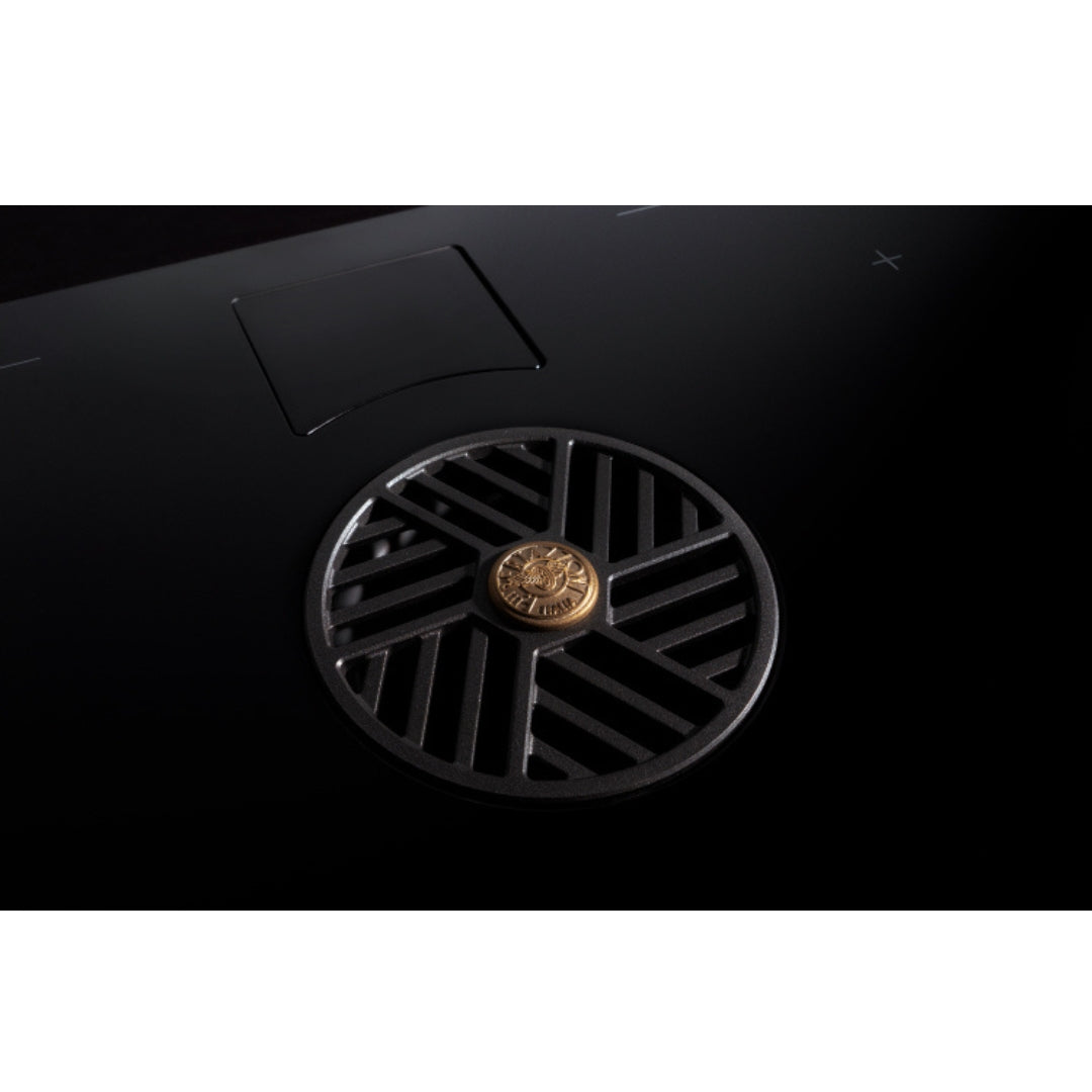 F.LLI BERTAZZONI MODERN P804ICH30NP Piano Cottura Induzione con Cappa Integrata da 625 m3/h Vetro Nero cm. 83 x 52