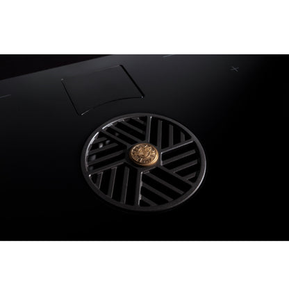 F.LLI BERTAZZONI MODERN P804ICH30NP Piano Cottura Induzione con Cappa Integrata da 625 m3/h Vetro Nero cm. 83 x 52