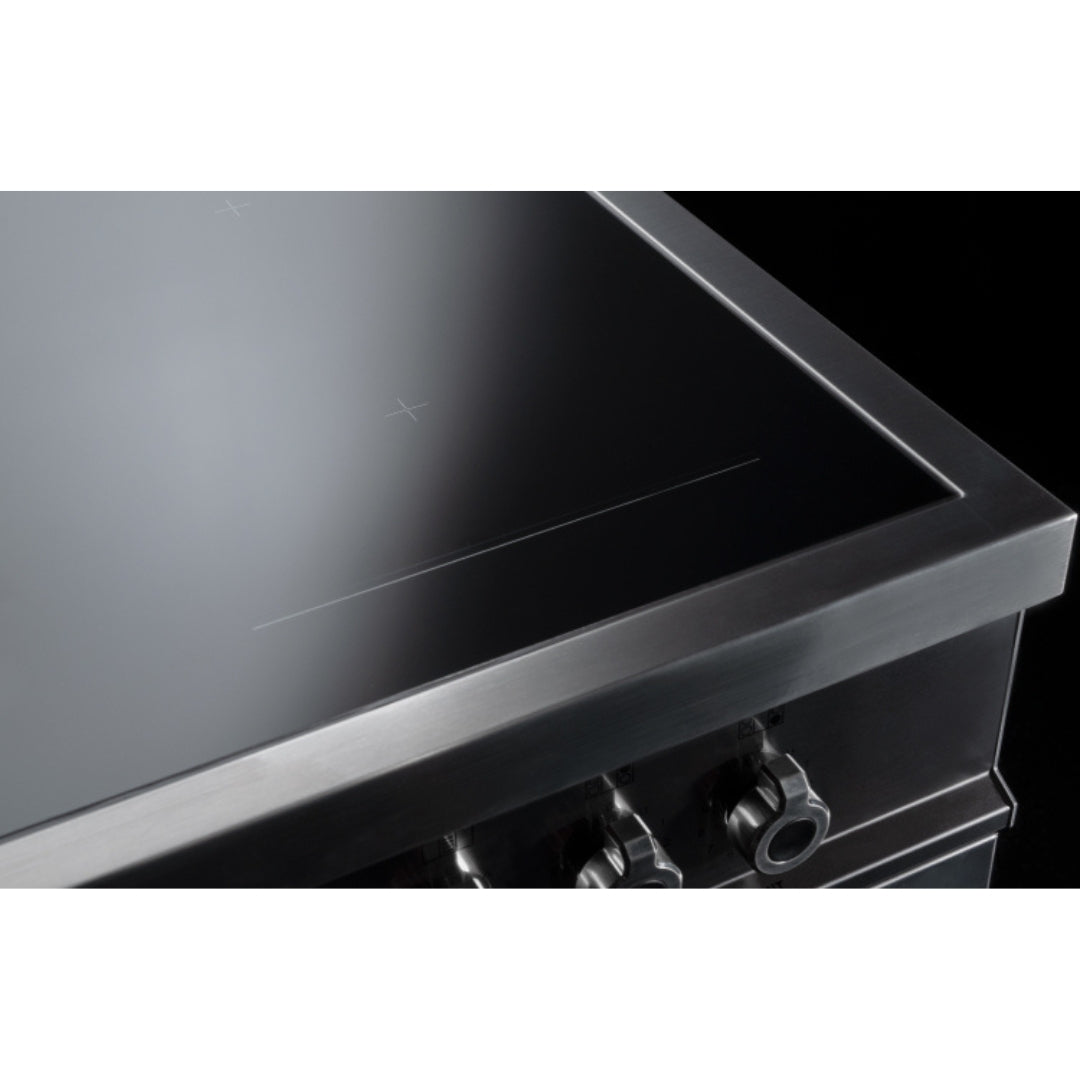 F.LLI BERTAZZONI P604I1B26NV Piano Cottura Induzione 4 Zone Cottura Vetroceramica cm. 59 x 52