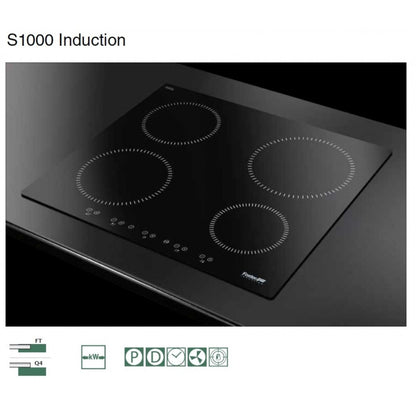 FOSTER S1000 7322300 Piano Cottura Induzione 2 Zone Vetroceramica Nero cm. 51 x 29