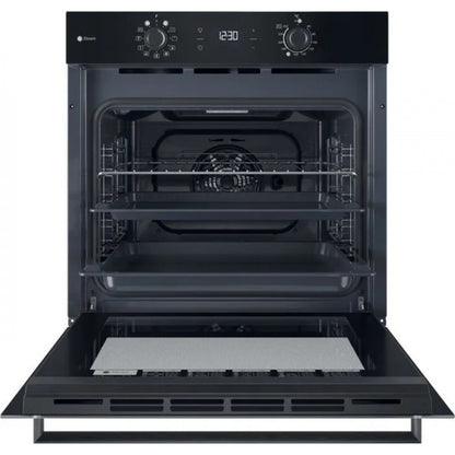 INDESIT IOK58HSB Forno da Incasso Multifunzione Elettrico Nero Classe A+ Cottura a Vapore Pulizia Steam&Clean