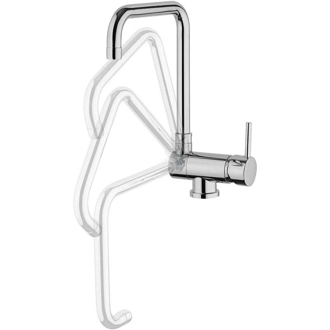 PAINI SAMOS 78CR582PA Rubinetto Cucina Sottofinestra Cromato Canna Alta Girevole