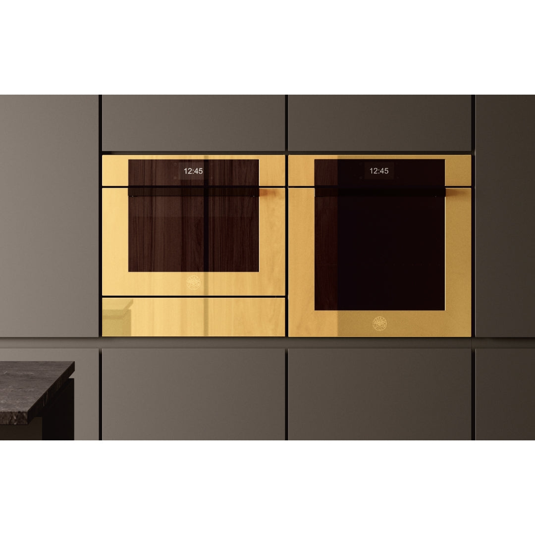 BERTAZZONI MODERN FMOD6117PTM3 Forno Elettrico Pirolitico da Incasso 76 L Air Fry TFT Touch Bronzo Specchio cm. 60 x 60