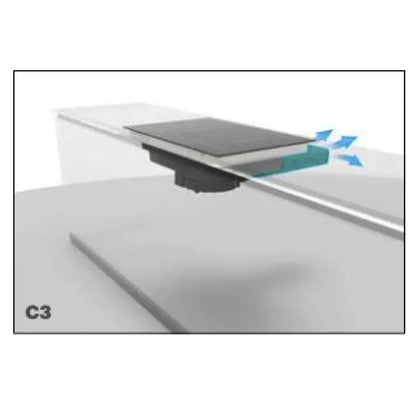 Galvamet 0EPRC080A468000 PERFECTO 80/A SMOKED SILVER Essence Edition Piano cottura Induzione Cappa Integrata 4 zone 700 m3/h, Bridge Classe A++ cm. 80 x 52
