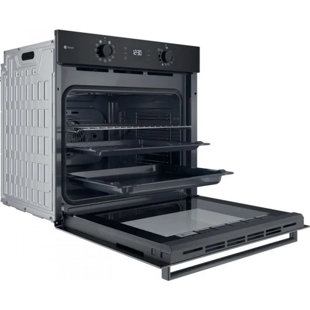INDESIT IOK58HSB Forno da Incasso Multifunzione Elettrico Nero Classe A+ Cottura a Vapore Pulizia Steam&Clean