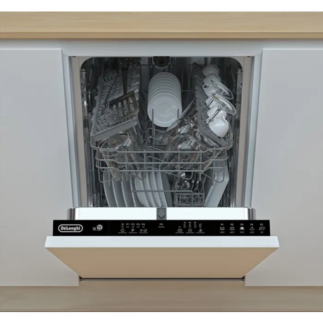 De'Longhi L45P52E QD Lavastoviglie Integrata 10 Coperti Classe E cm. 45 x 88