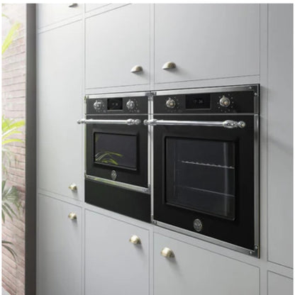 F.LLI BERTAZZONI HERITAGE F605HEREKNE Forno Elettrico Multifunzione 76 Lt. Nero Opaco cm. 60 x 60