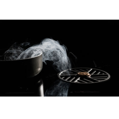 F.LLI BERTAZZONI MODERN P804ICH30NP Piano Cottura Induzione con Cappa Integrata da 625 m3/h Vetro Nero cm. 83 x 52