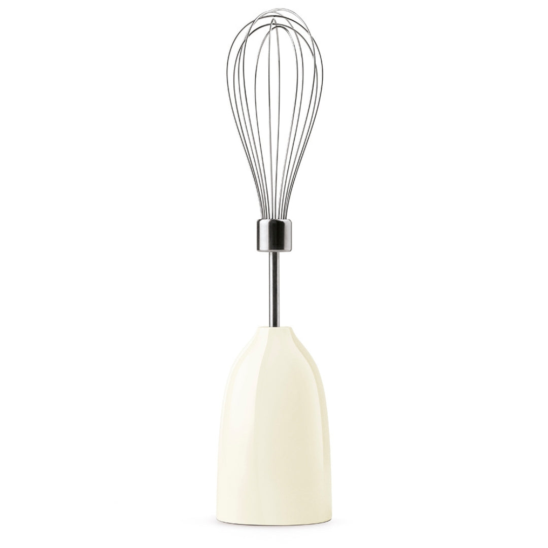 SMEG PED HBF03CREU Frullatore a Immersione con Frusta Tritatutto Misurino Crema 50's Style 700W