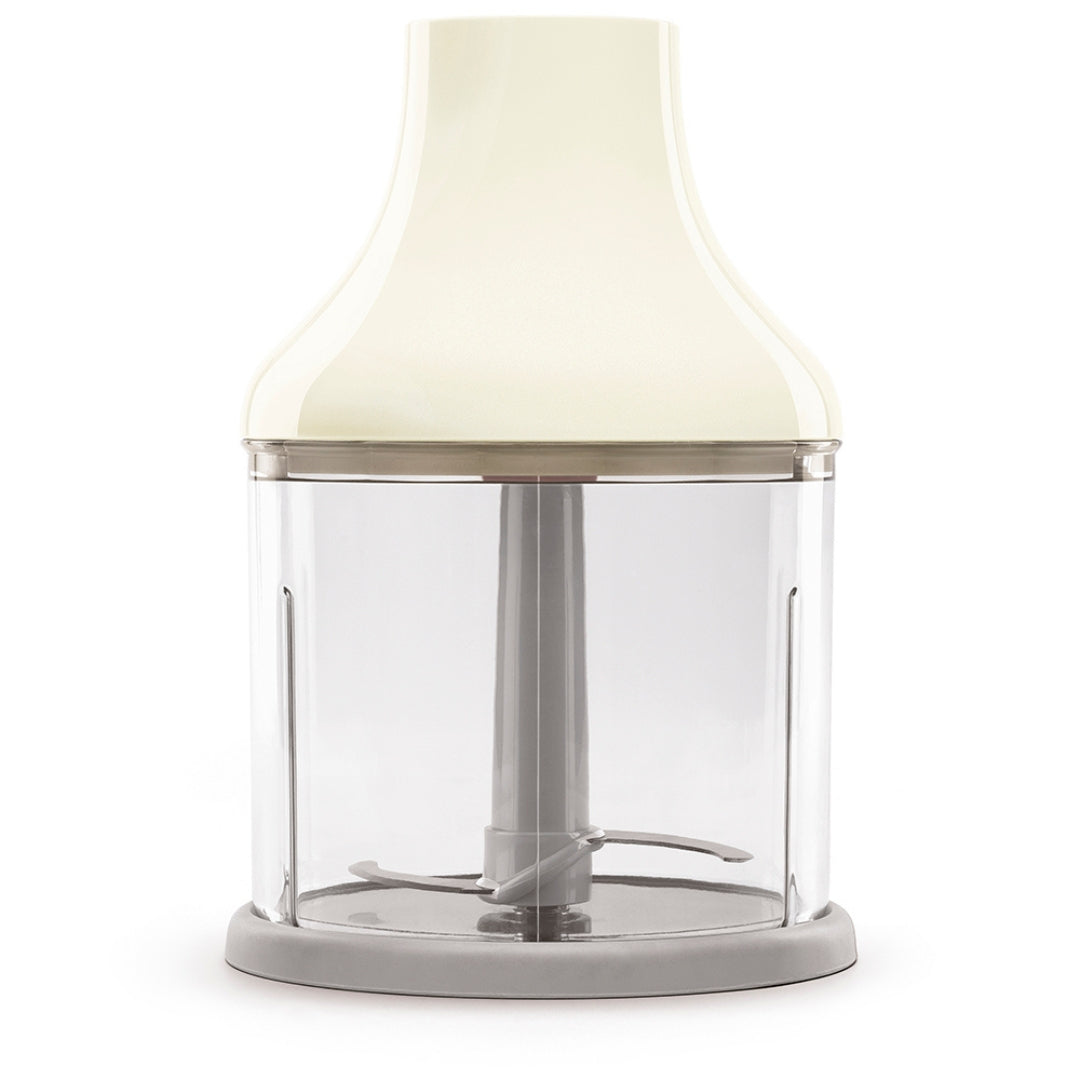 SMEG PED HBF03CREU Frullatore a Immersione con Frusta Tritatutto Misurino Crema 50's Style 700W