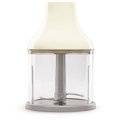 SMEG PED HBF03CREU Frullatore a Immersione con Frusta Tritatutto Misurino Crema 50's Style 700W