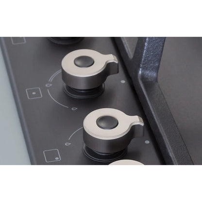 F.LLI BERTAZZONI PROFESSIONAL P905LPRONE Piano Cottura Gas 5 Fuochi Wok Nero Opaco cm. 90 x 52