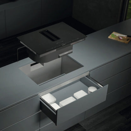 SILVERLINE 7170.8.733.02 Piano Cottura Induzione Cappa Integrata 4 Zone Cottura cm. 85 x 52