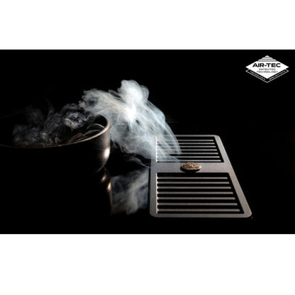 F.LLI BERTAZZONI MODERN P804ICH30NP Piano Cottura Induzione con Cappa Integrata da 625 m3/h Vetro Nero cm. 83 x 52