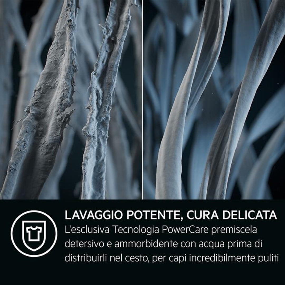 AEG Serie 9000 XLR9FBGA10SY Lavatrice AbsoluteCare 10 kg SoftWater Vapore Igienico cm. 60 x 60