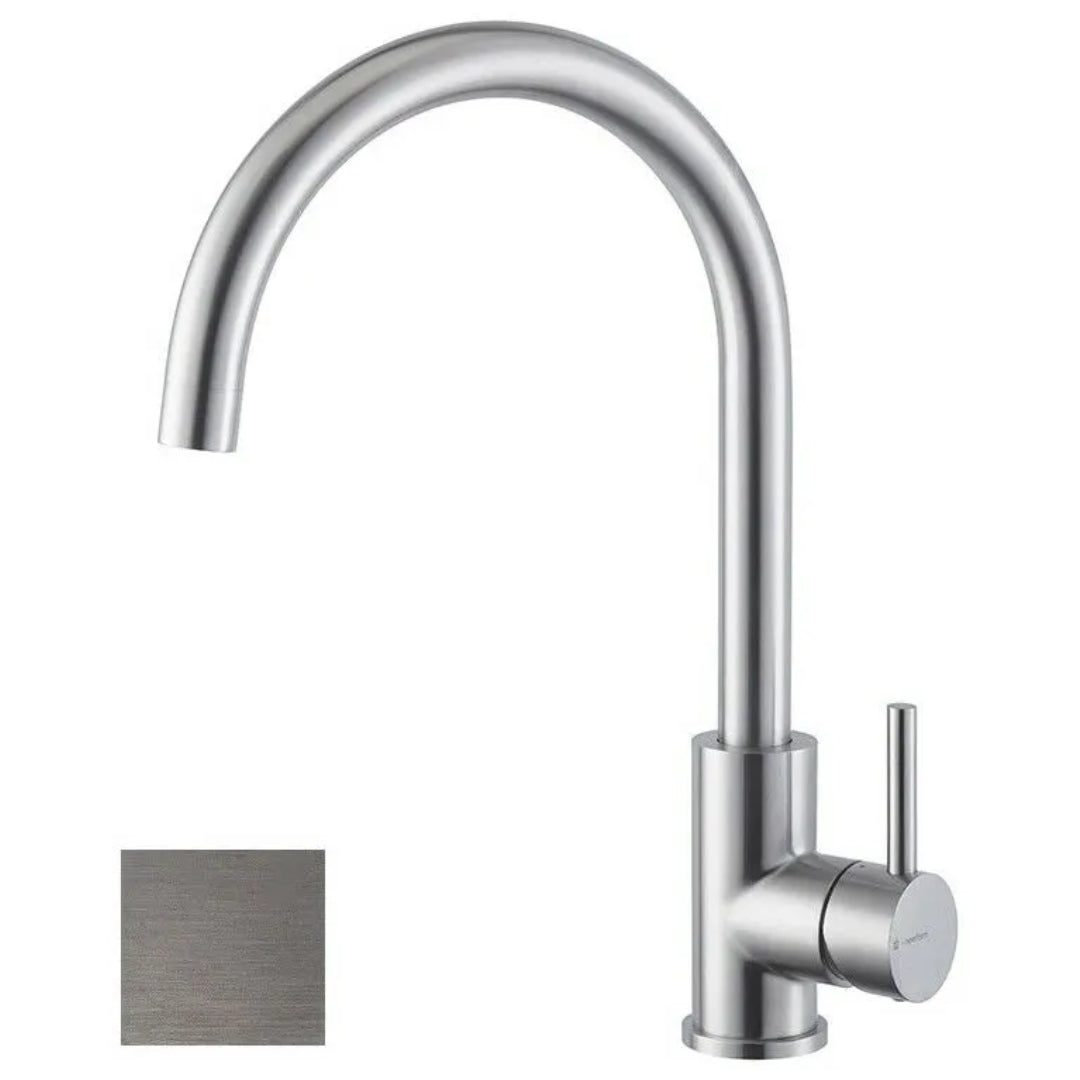 NEWFORM REAL 63421X.50.050 Miscelatore Cucina Acciaio Inox con Bocca Girevole