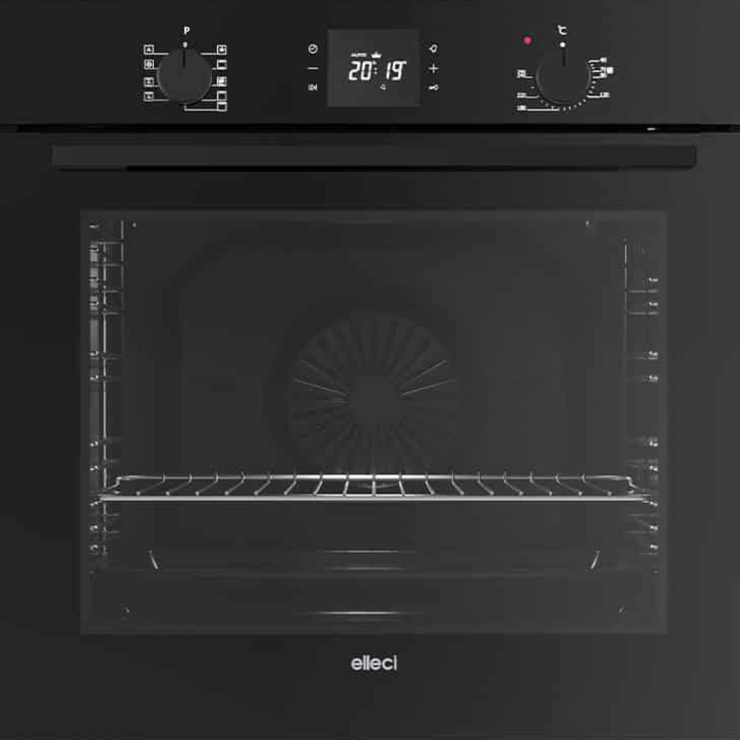 ELLECI URBAN PLUS FVUP601BKNB Forno Elettrico Incasso Classe A 80 Lt. Nero cm. 60 x 60