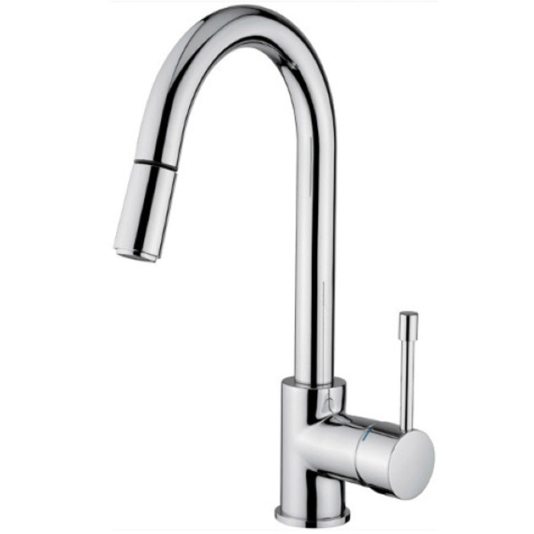 FOSTER ARC PLUS 8421000 Rubinetto Cucina Canna Alta Doccetta Estraibile Cromo
