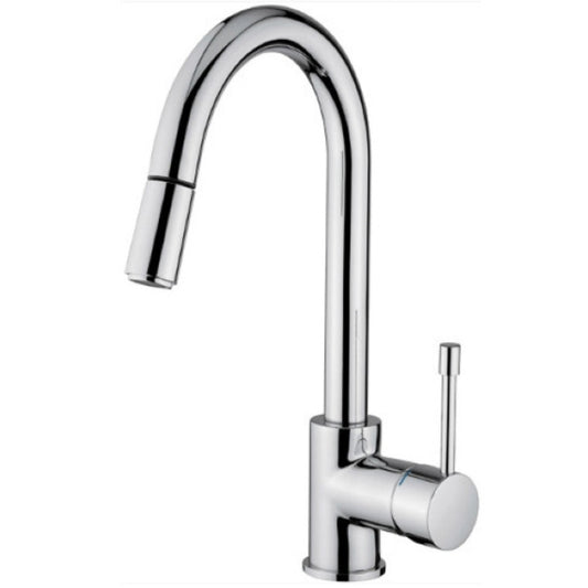 FOSTER ARC PLUS 8421000 Rubinetto Cucina Canna Alta Doccetta Estraibile Cromo